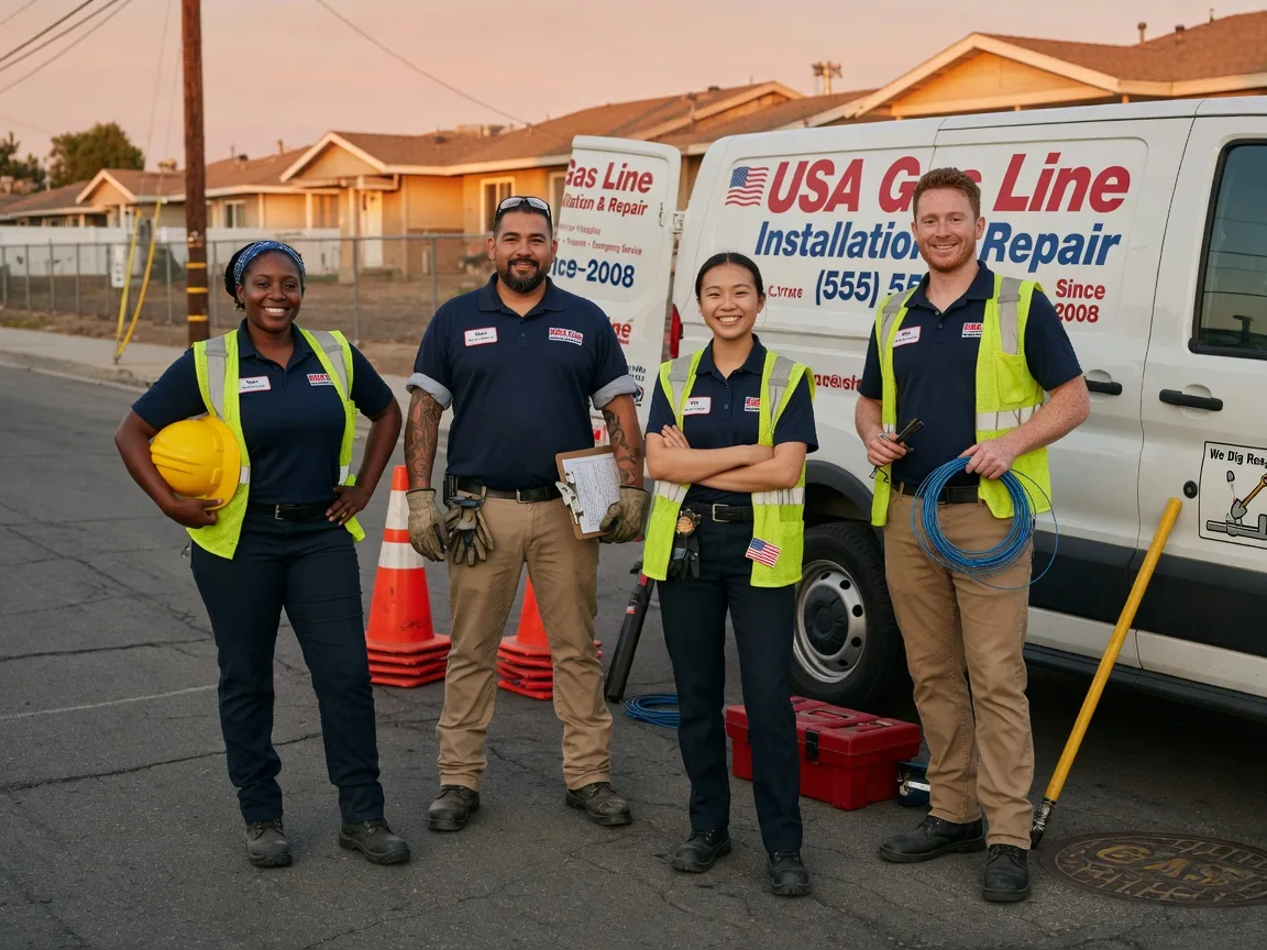 Gas Line Installation company in Frederika, IA